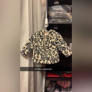 Old Navy Leopard Print Kids Jacket
